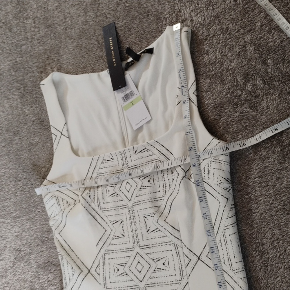 Cynthia Steffe NWT Geometric Sleeveless Dress - Picture 3 of 8